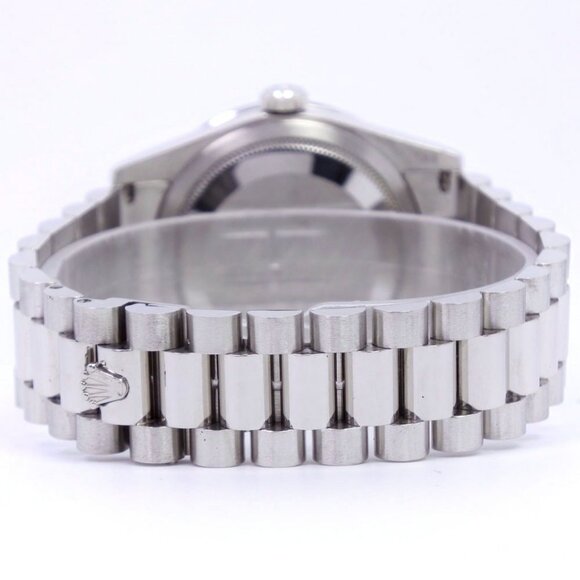 ROLEX Day date Watches 118366A M SilverDial PtPlatinum/diamond Mechanical - Picture 4 of 9